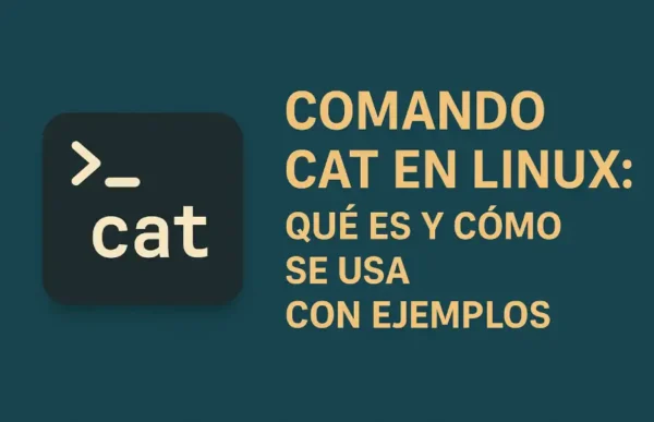 Comando cat en Linux: Qué es y cómo se usa con ejemplos